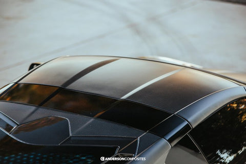 Anderson Composites 20-21 Chevrolet Corvette C8 Dry Carbon Roof Replacement - AC-CR20CHC8-DRY