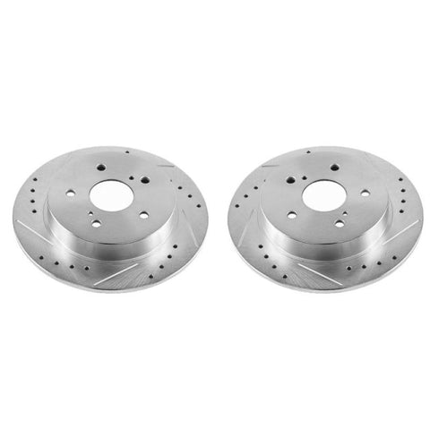 Power Stop 07-13 Suzuki SX4 Rear Evolution Drilled & Slotted Rotors - Pair - JBR1505XPR