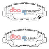 DBA 13-15 Acura ILX 2.0L (280mm Front Rotor Excl Hybrid) Street Series Front Brake Pads - DB1481SS
