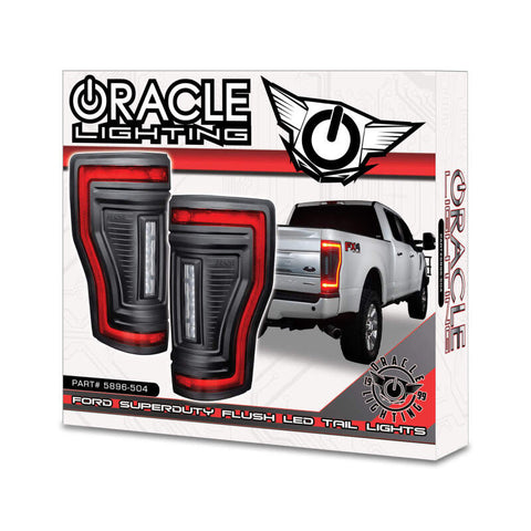 Oracle 17-22 Ford F-250/350 Superduty Flush Mount LED Tail Lights - 5896-504