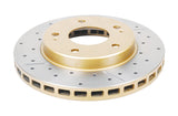 DBA 95-05 Chrysler Sebring Rear Rotor Front Street Series Drilled & Slotted Rotor w/Gold Hat - DBA421X