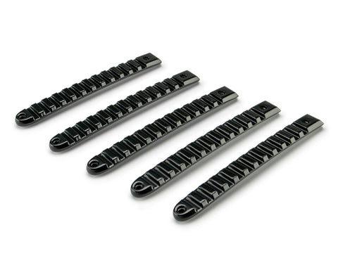 DV8 Offroad 2007-2018 Jeep JK Black Rail Style Door Handle Inserts - Set Of 5 - D-JP-190028-BK-5