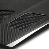 Seibon 93-98 Toyota Supra (JZA80L) TR Style Carbon Fiber Hood - HD9398TYSUP-TR