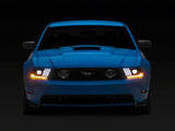 Raxiom 10-12 Ford Mustang LED Projector Headlights SEQL Turn Signals- Blk Housing (Clear Lens) - 426685