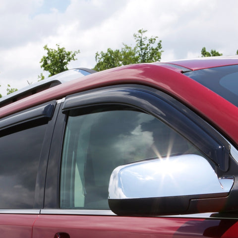 AVS 22-23 Toyota Tundra CrewMax Ventvisor Outside Mount Window Deflectors 4pc - Smoke - 94888