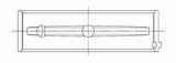 ACL Chevy V8 LS Gen III/IV .020 Oversized Main Bearing Set - 5M7299H-020
