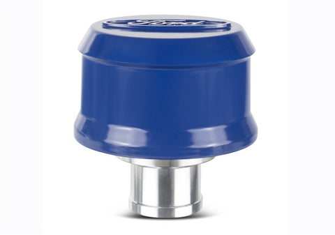 Ford Racing Slant Edge Breather - Blue - 302-436