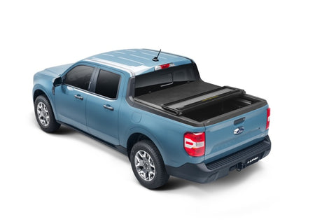 Lund 22-23 Ford Maverick (4.5ft Bed) Hard Fold Tonneau Cover - Black - 969380