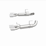 MagnaFlow 12 Ford Mustang V8 5.0L Dual Split Rear Exit Axle-Back Stainless Cat Back Perf Exhaust - 15077