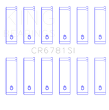 King 01/98-12/09 Chrysler 167CI / 2.7 Liter EER V6 Rod Bearing Set - CR6781SI