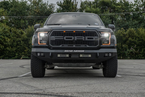 Road Armor 17-20 Ford Raptor Stealth Front Non-Winch Bumper - Tex Blk - 6171F0B-NW