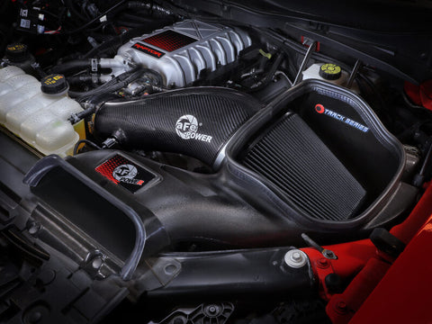 aFe 23-24 Ford F150 Raptor R V8 5.2L Supercharged Track Series Air Intake w/ Black PDS Filter - 57-10030K
