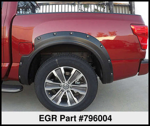 EGR 2017 Nissan Titan Bolt-On Look Fender Flares - Set - 796004