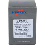 Vertex Piston 01-16 KTM 125 EXC 125cc Cast Replica Piston Kit - 23928C
