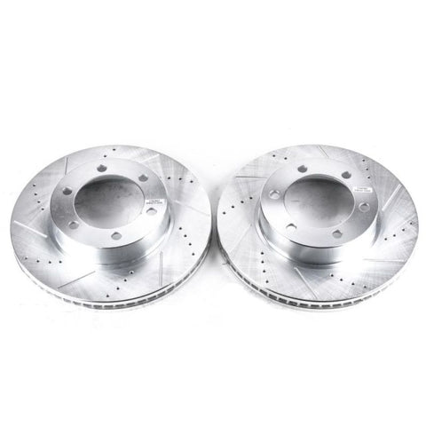 Power Stop 01-07 Toyota Sequoia Front Evolution Drilled & Slotted Rotors - Pair - JBR935XPR