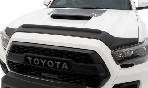 AVS 12-15 Toyota Tacoma Aeroskin II Textured Low Profile Hood Shield - Black - 436065