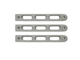 DV8 Offroad 2007-2018 Jeep JK Silver Slot Style Door Handle Inserts - Set Of 3 - D-JP-190026-AL-3