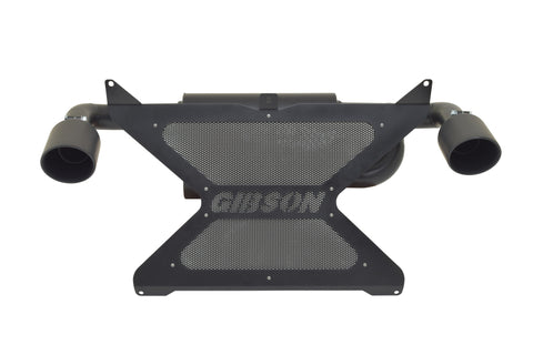 Gibson 17-20 Can-Am Maverick X3 Turbo Base 2.25in Dual Exhaust - Black Ceramic - 98034