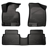 Husky Liners 11-12 Kia Sportage WeatherBeater Combo Black Floor Liners - 98861
