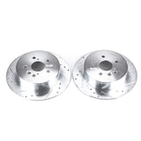 Power Stop 04-05 Toyota RAV4 Rear Evolution Drilled & Slotted Rotors - Pair - JBR1371XPR
