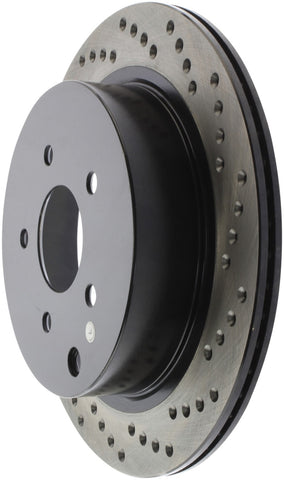 StopTech 03-07 Infiniti FX35/45 Drilled Left Rear Rotor - 128.42078L