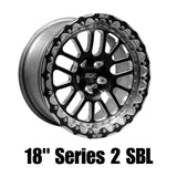 Belak 18x6 / 2.75in BS / 6x135mm BP / High Pad / Series 2 - Non-Beadlock Wheel - 18066135S22BS-NBL