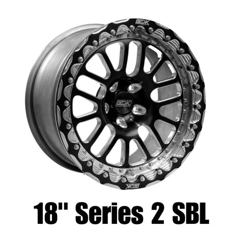 Belak 18x6 / 2.75in BS / 6x135mm BP / High Pad / Series 2 - Non-Beadlock Wheel - 18066135S22BS-NBL