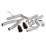 Banks Power 14 Jeep Grand Cherokee 3.0L Diesel Monster Exhaust Sys - SS Single Exhaust w/ Black Tip - 51364-B