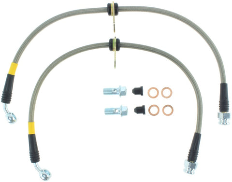 StopTech 94-01 Integra / 99-00 Civic Si w/Rear Disc Brakes Rear SS Brake Lines - 950.40500