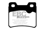 EBC 94-96 Saab 900 2.0 Turbo Redstuff Rear Brake Pads - DP3761C