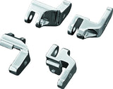 Kuryakyn Floorboard Relocator Brackets 97-16 Touring Chrome - 4588