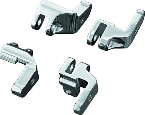 Kuryakyn Floorboard Relocator Brackets 97-16 Touring Chrome - 4588