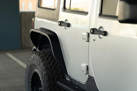 DV8 Offroad 07-18 Jeep Wrangler JK Slim Fender Flares - FDJK-07