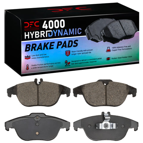 DFC 09-15 Mercedes-Benz Glk350 Rear 4000 Hybridynamic Brake Pads - 4000-1341-10
