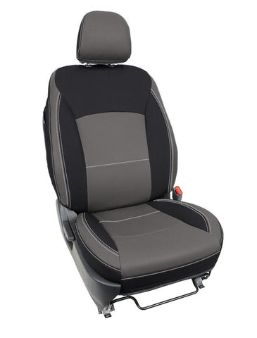 PRP 15-20 Subaru Outback Front Seat Covers (Pair) - Black and Gray - B076-03