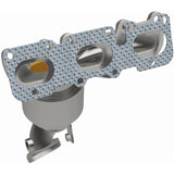 MagnaFlow Direct Fit Catalytic Converter 13-14 Santa Fe 3.3L Manifold - 52787