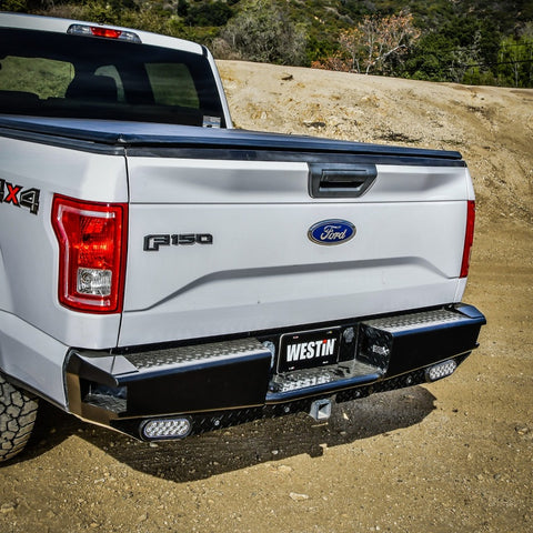 Westin 15-20 Ford F-150 HDX Bandit Rear Bumper - Black - 58-341105