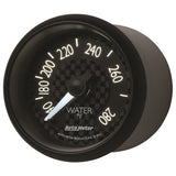 Autometer GT Series 52mm Mechanical 140-280 Deg F Water Temperature Gauge - 8031