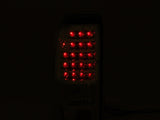 ANZO 1999-2007 Chevrolet Silverado 1500 LED Taillights Chrome - 311011