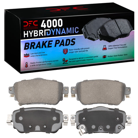 DFC 20-22 Nissan Rogue Rear 4000 Hybridynamic Brake Pads - 4000-1965-00