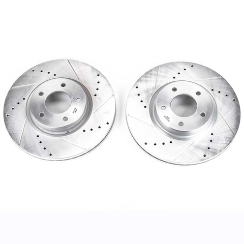 Power Stop 07-13 Mazda 3 Front Evolution Drilled & Slotted Rotors - Pair - JBR1315XPR
