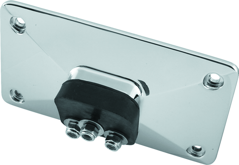 Bikers Choice 55-99 Chrome Pyramid Lisence Plate Bracket 3 Bolt Style - 490044