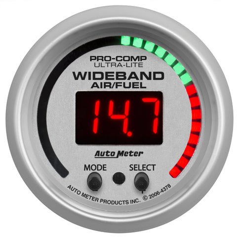 Autometer Ultra-Lite 52mm Wideband Air/Fuel Gauge - 4378