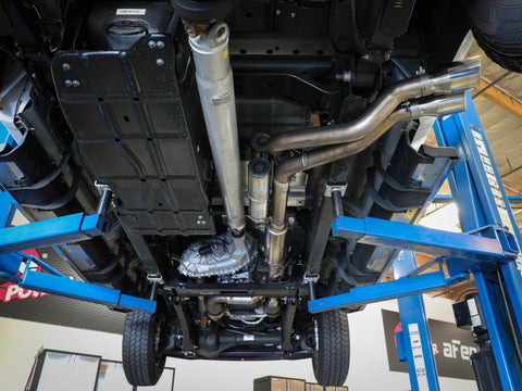 aFe Rebel Series 3in 409 SS Cat-Back Exhaust w/ Black Tips 17-20 Ford F-250/F350 V8 6.2L/7.3L - 49-43117-b