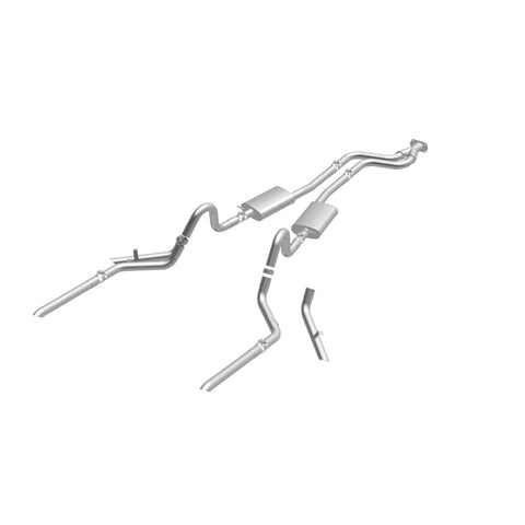 MagnaFlow SYS C/B 84-87 Buick Regal V6 3.8L Turbocharged SS 2.5in Street Series Dual Split Rear Exit - 16884
