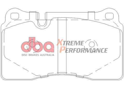 DBA 09-13 Chevy Corvette ZR-1 XP650 Rear Brake Pads - DB2228XP