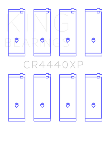 King Ford Cortina 2000 XL - European (Size STD) Performance Rod Bearing Set - CR4440XP