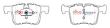 DBA 14-16 BMW 228i (312mm Front Rotor) Street Series Front Brake Pads - DB2223SS