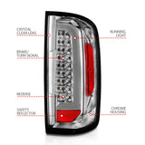 ANZO 15-21 Chevy Colorado LED Taillights w/ Light Bar Chrome Housing Clear Lens - 311407