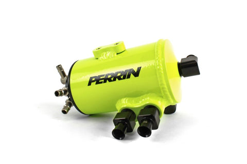 PERRIN 15-19 Subaru WRX Air Oil Separator - Neon Yellow - PSP-ENG-609NY